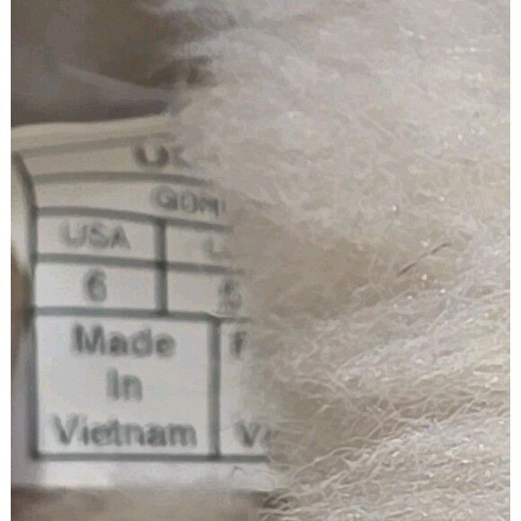 Ugg Dakota Slip On Shoes Loafers Slippers Moccasins Brown Leather Fur Womens 6 - Picture 9 of 10